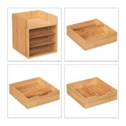 Organiseur De Bureau Bambou 3 Tiroirs -Komar || Wenko || Amadeus Soldes Magasin efa8766d79a54e7cb904ba1d3ec5bfd9