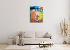 Tableau Peint à La Main Face To Face -Komar || Wenko || Amadeus Soldes Magasin f01f85a3ebc7456b81a52b33055b9084