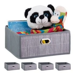 5x Paniers De Rangement En Bambou Blancs -Komar || Wenko || Amadeus Soldes Magasin f02cdcf9eb9d424caa71a859946b9434