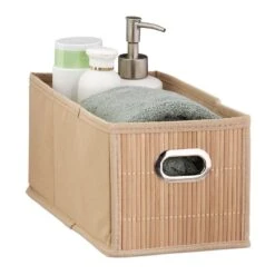 1x Panier De Rangement En Bambou étroit -Komar || Wenko || Amadeus Soldes Magasin f077cb324f8645248cb4258476b2b312