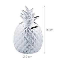 Tirelire Ananas Argenté -Komar || Wenko || Amadeus Soldes Magasin f087c31356fd47bab51473ebab19fecf