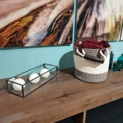 4 Paniers Rond Corde Coton Marron Blanc 9 4 Paniers Rond Corde Coton Marron Blanc -Komar || Wenko || Amadeus Soldes Magasin f0f72c5fe3544b5a8109324fabc08969