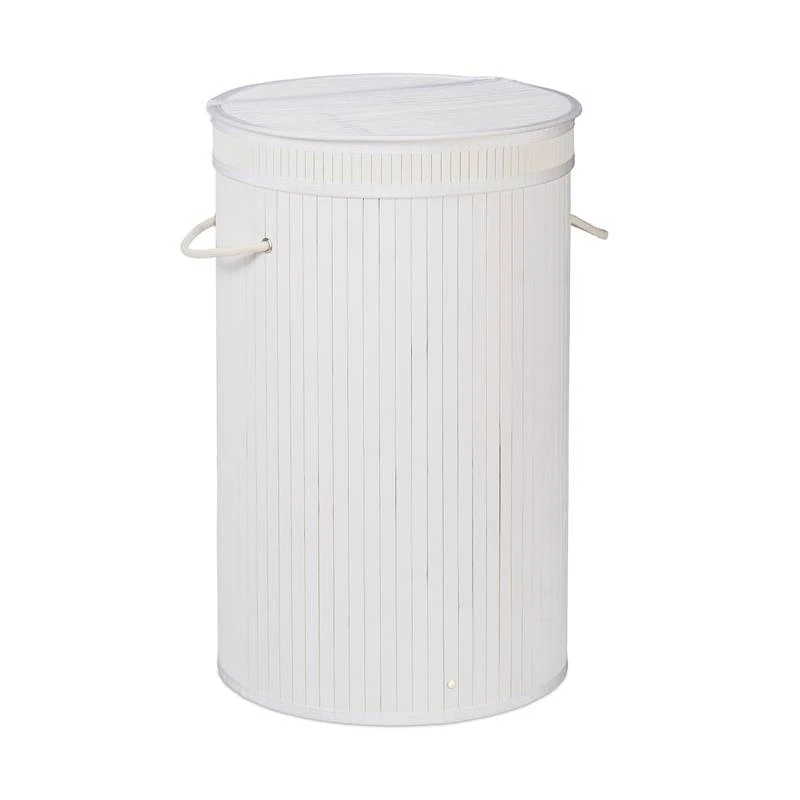 1x Corbeille à Linge Bambou Couvercle 10 1x Corbeille à Linge Bambou Couvercle – Image 8