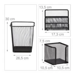 Set 6 Fournitures De Bureau -Komar || Wenko || Amadeus Soldes Magasin f300eecb878b4a128516601dc4fc3531