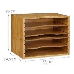 Corbeille à Courrier En Bambou -Komar || Wenko || Amadeus Soldes Magasin f34deb594fe04041923938d627b79c83