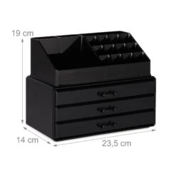1x Organiseur Maquillage 3 Tiroirs Noir 29 1x Organiseur Maquillage 3 Tiroirs Noir -Komar || Wenko || Amadeus Soldes Magasin f5a3a18e12144e5c89100e3bba7d0b9f