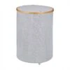 Panier à Linge Rond En Tissu Et Bambou -Komar || Wenko || Amadeus Soldes Magasin f5dbb3dac24e4be39f233a71cd797895