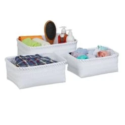 Lot De 3 Paniers De Rangement Tressés -Komar || Wenko || Amadeus Soldes Magasin f5df5a2d68e44f2cac511cee2b2bd38b