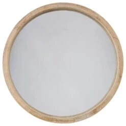 Miroir Rond En Bois