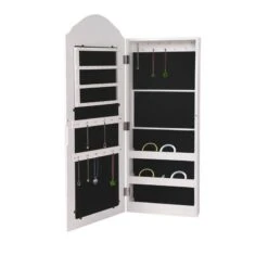 Armoire à Bijoux Miroir 32x95x9cm Blanc -Komar || Wenko || Amadeus Soldes Magasin fcb86555da07472a82b36a50217b240f