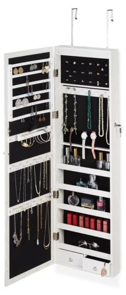 Armoire Bijoux Avec Miroir
