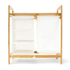 Panier à Linge Bambou 40 L -Komar || Wenko || Amadeus Soldes Magasin fea22827ba1c4f6f81af39f9c34383b0