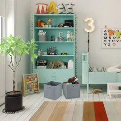 Lot De 4 Boîtes De Rangement Grises -Komar || Wenko || Amadeus Soldes Magasin ff31bdca08b94dfcba3ad2037bc1e76a