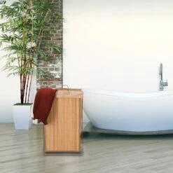 Panier à Linge En Bambou 40 L -Komar || Wenko || Amadeus Soldes Magasin ffbf111572e149cb89d601579cb8f25c