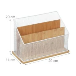 Porte-documents En Bambou Et Métal -Komar || Wenko || Amadeus Soldes Magasin fff4bd61c4b641c49fd933e0e3f38824