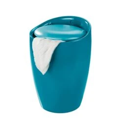 Wenko Panier à Linge Tabouret Candy 5 Wenko Panier à Linge Tabouret Candy -Komar || Wenko || Amadeus Soldes Magasin waeschehocker candy tuerkis 2953973