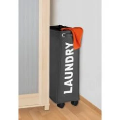 Wenko Panier à Linge Corno -Komar || Wenko || Amadeus Soldes Magasin waeschesammler corno grau 3034041