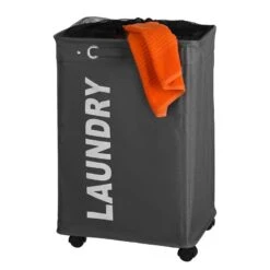 Wenko Panier à Linge Quadro -Komar || Wenko || Amadeus Soldes Magasin waeschesammler quadro grau 3033997